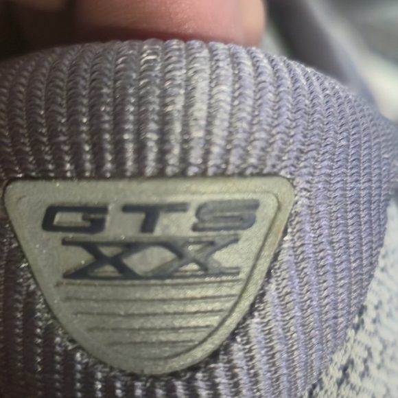 Brooks Adrenaline Gts 20 Athletic Sneakers  Gray & Purplish/Blue Women's 7 - Picture 7 of 16